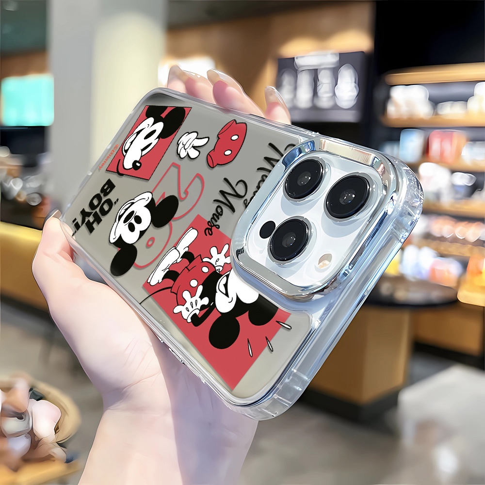Ốp Điện Thoại Hình Chuột Mickey Cho iphone 14 pro max 11 12 13 8 7 Plus X XR XSMax