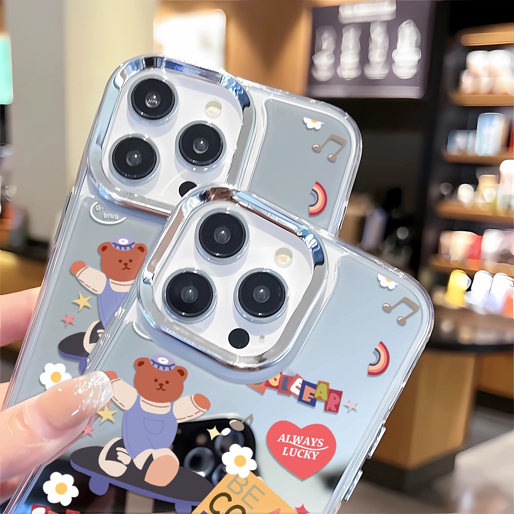 Ốp Điện Thoại Tráng Gương Họa Tiết Hoa Hướng Dương Cho iphone 14 pro max 11 12 13 8 7 Plus X XR XSMax