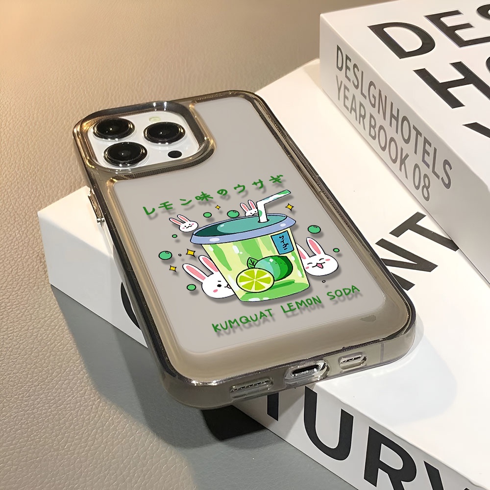 Ốp Điện Thoại Trong Suốt Họa Tiết Thỏ Hoạt Hình Cho iphone 14 pro max 11 13 12 7 8 Plus X XR XSMax