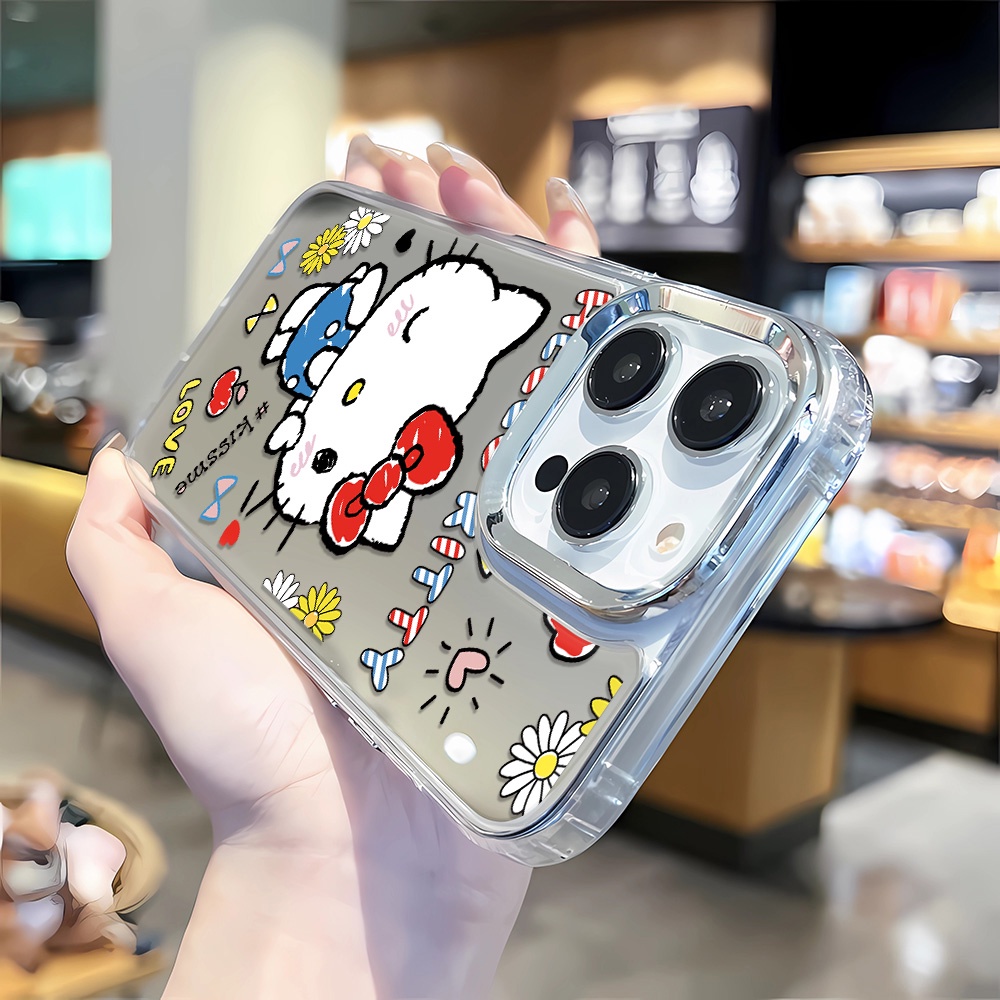 Ốp Điện Thoại Họa Tiết Hello Kitty Cho iphone 14 pro max 11 12 13 8 7 Plus X XR XSMax