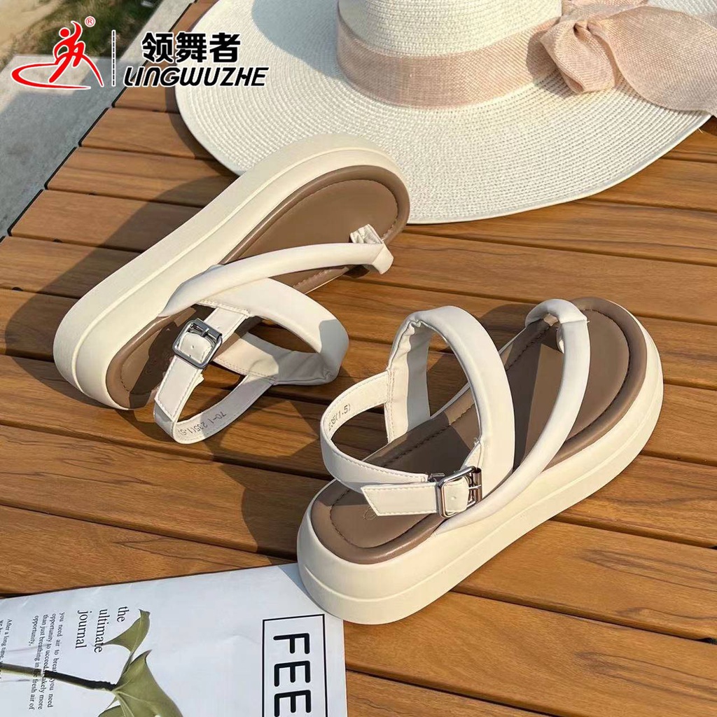 Dép Sandal Xỏ Ngón Đính Đá Thời Trang Đi Biển Mùa Hè Cho Nữ