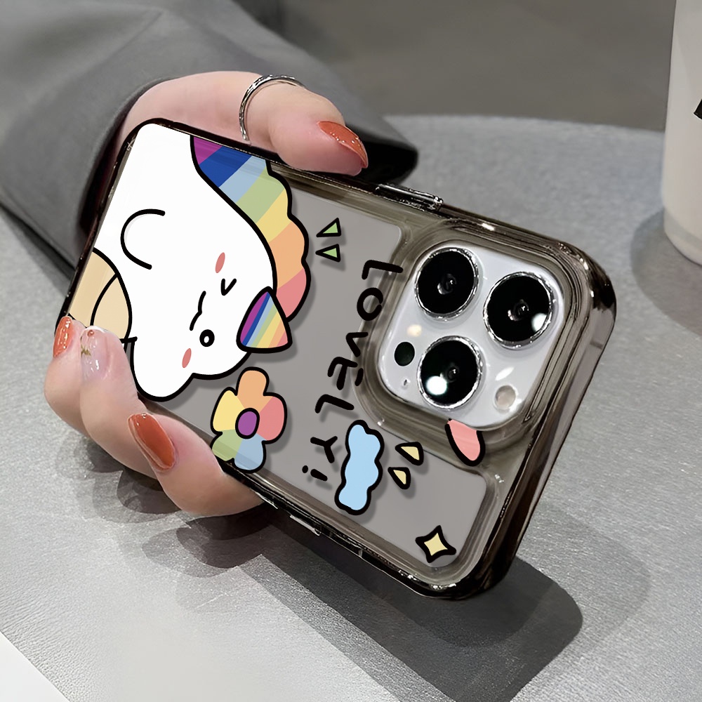 Ốp Điện Thoại Trong Suốt In Hình Kỳ Lân Cho iphone 14 pro max 11 13 12 7 8 Plus X XR XSMax