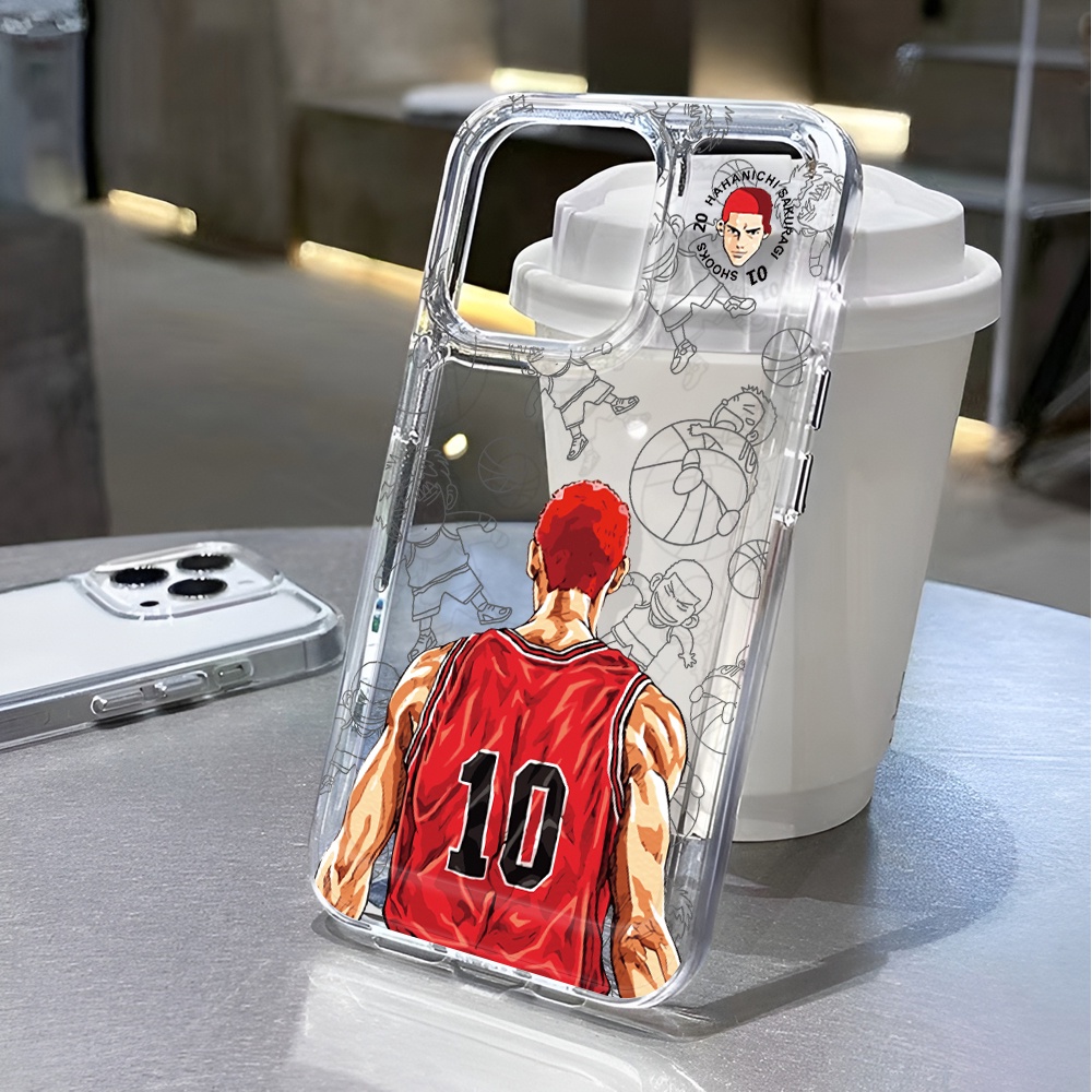 Ốp Điện Thoại Trong Suốt In Logo Đội Bóng Rổ Cho iphone 14 pro max 11 13 12 7 8 Plus X XR XSMax