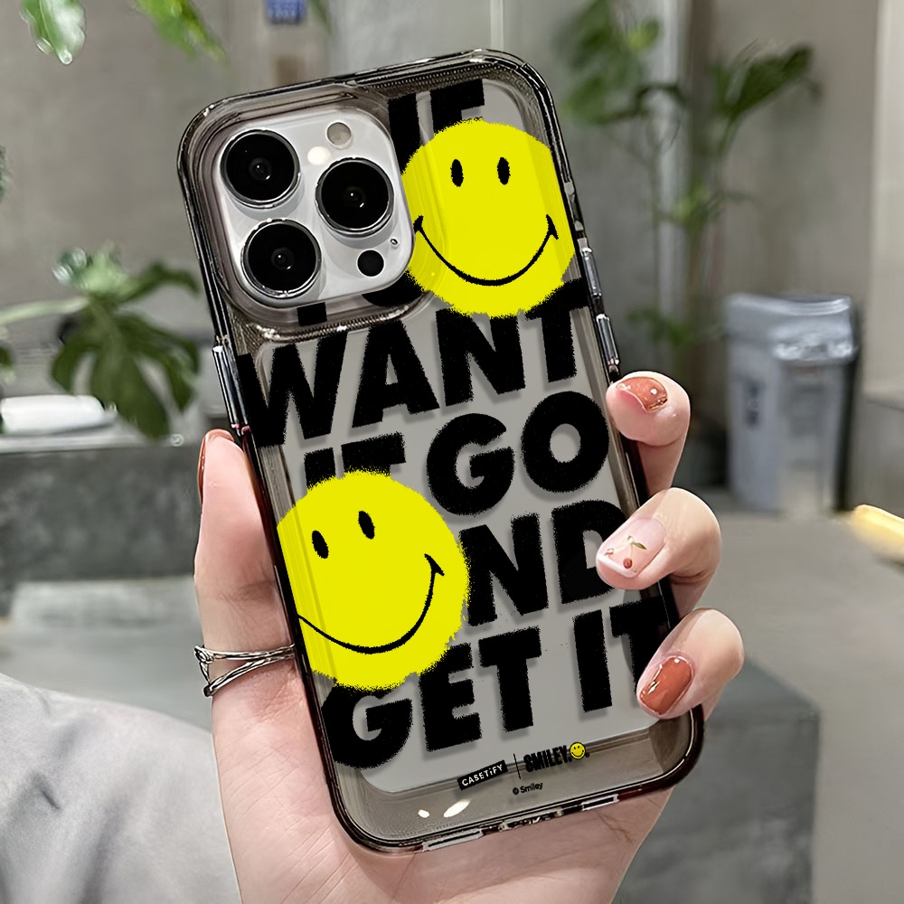 Ốp Điện Thoại Trong Suốt Chống Sốc In Hình Biểu Tượng Cảm Xúc Cho iphone 14 pro max 11 13 12 7 8 Plus X XR XSMax