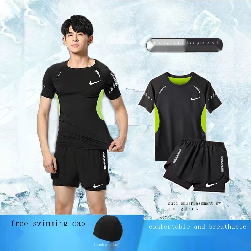 Bộ Đồ Bơi Thể Thao Nhanh Khô Chống Thắt Lưng Cho Nam