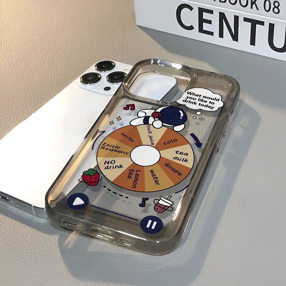 Ốp Điện Thoại Trong Suốt Chống Sốc In Hình Phi Hành Gia Hoạt Hình Cho iphone 14 pro max 11 13 12 7 8 Plus X XR XSMax