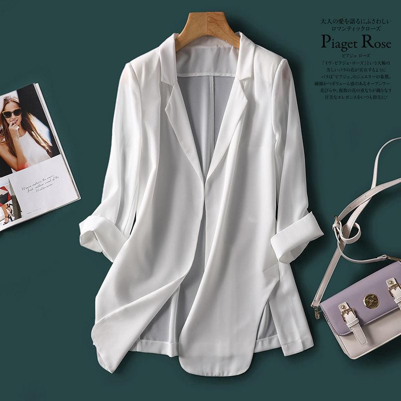 Áo Khoác Vest Vải Voan Mỏng Chống Nắng Dáng Rộng Phong Cách Guoliu Hàn Quốc Thời Trang Mùa Xuân Và Mùa Xuân