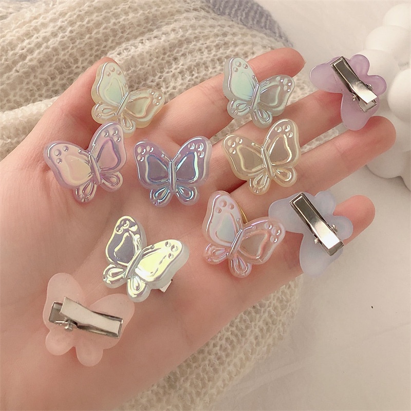 Kẹp Tóc Hình Bướm Nhiều Màu Dễ Thương Cho Nữ