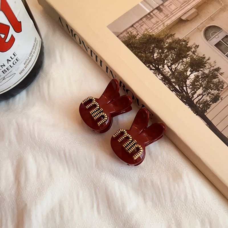 Kẹp Tóc mini In Chữ Phong Cách Hàn Quốc Thời Trang Cho Nữ