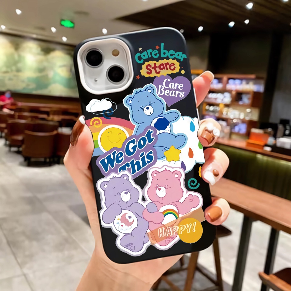 Ốp Điện Thoại silicon Dẻo Hình Gấu Chơi game 3 Trong 1 Cho iPhone 14Promax 13 12 11 7Plus 7 X Xs Max XR play