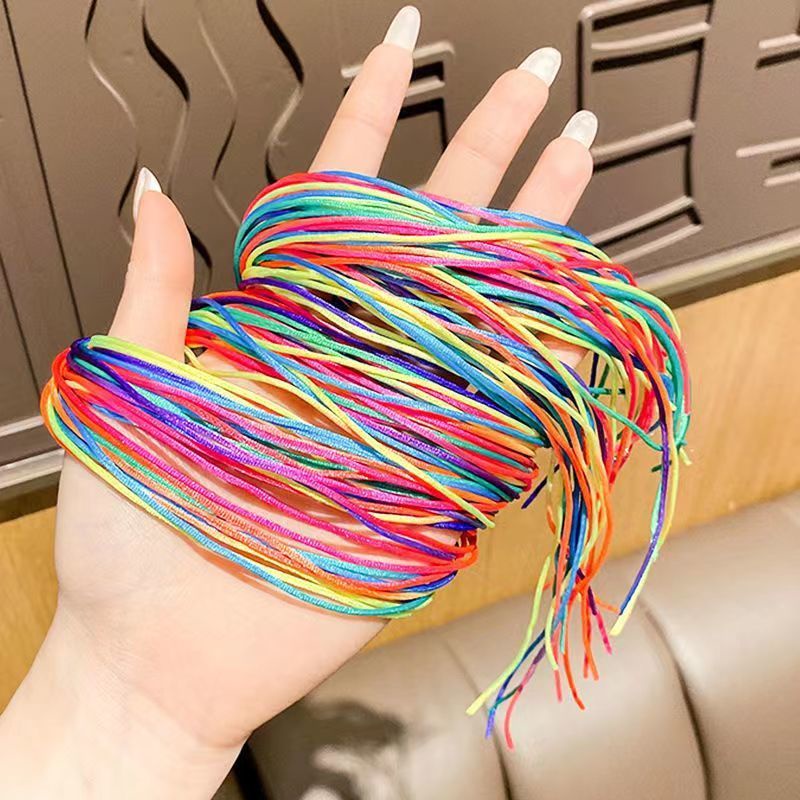 Dây Bện Tóc Nhiều Màu Sắc Phong Cách Tây Tạng Dành Cho Người Lớn