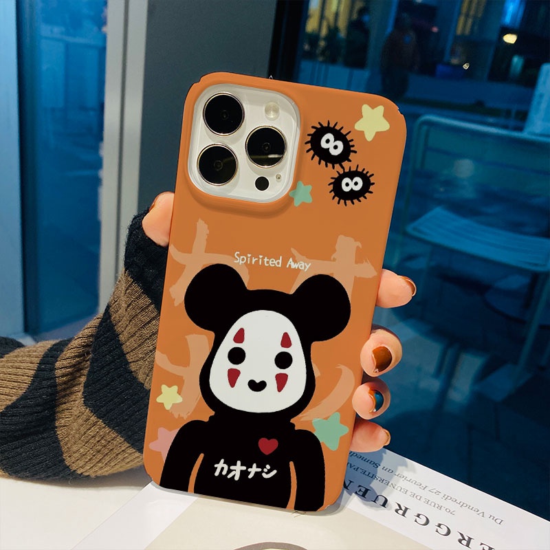 Ốp Điện Thoại Cứng In Hình Gấu KAWS Halloween Cho iphone 14promax 11 13 12 7Plus 8 X XS Max