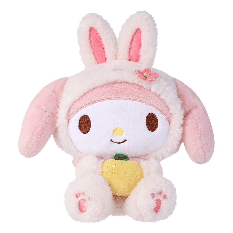 Búp Bê Thỏ Sanrio Ngồi Trên Mặt Nước Bằng Lông Nhung Mềm Mại Thân Thiện Với Da