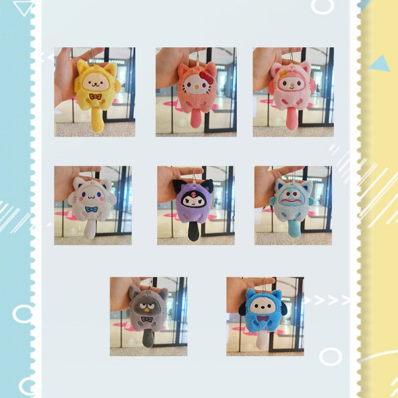 Sanrio Thú Nhồi Bông Hình Cinnamoroll / Chim Cánh Cụt / Chó Hồng Hạc Dễ Thương Dùng Làm Quà Tặng