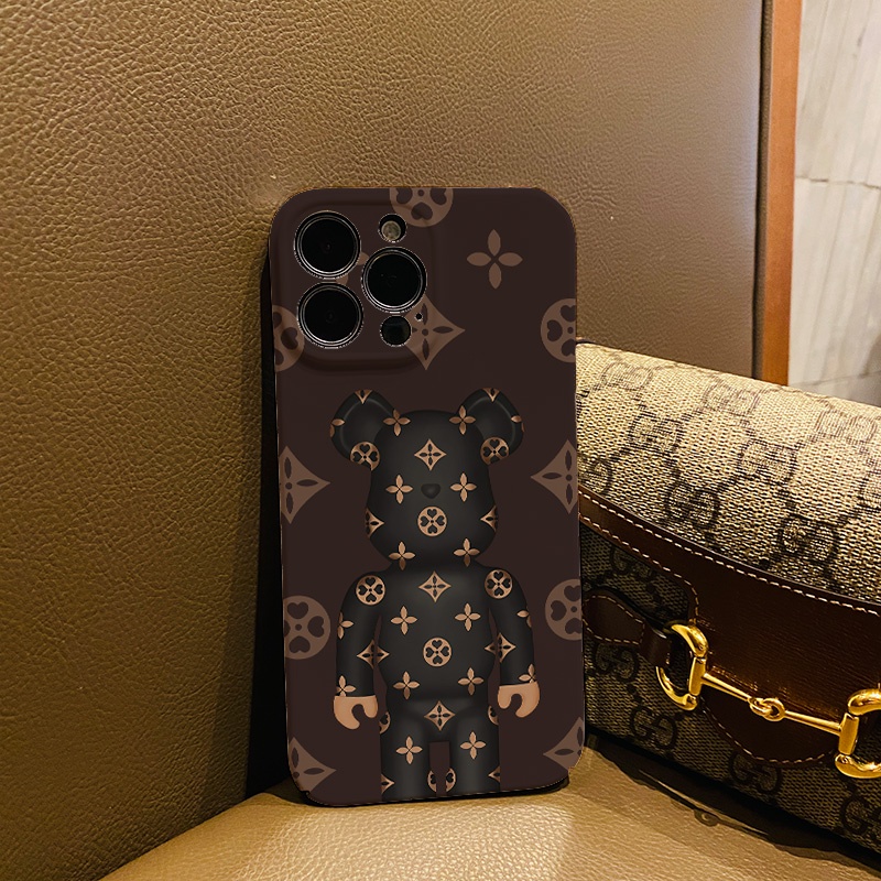 Ốp Điện Thoại Cứng Chống Sốc In Hình Gấu Hoạt Hình Cho iphone 14 pro Max 11 13 12 7Plus 8 X XS Max