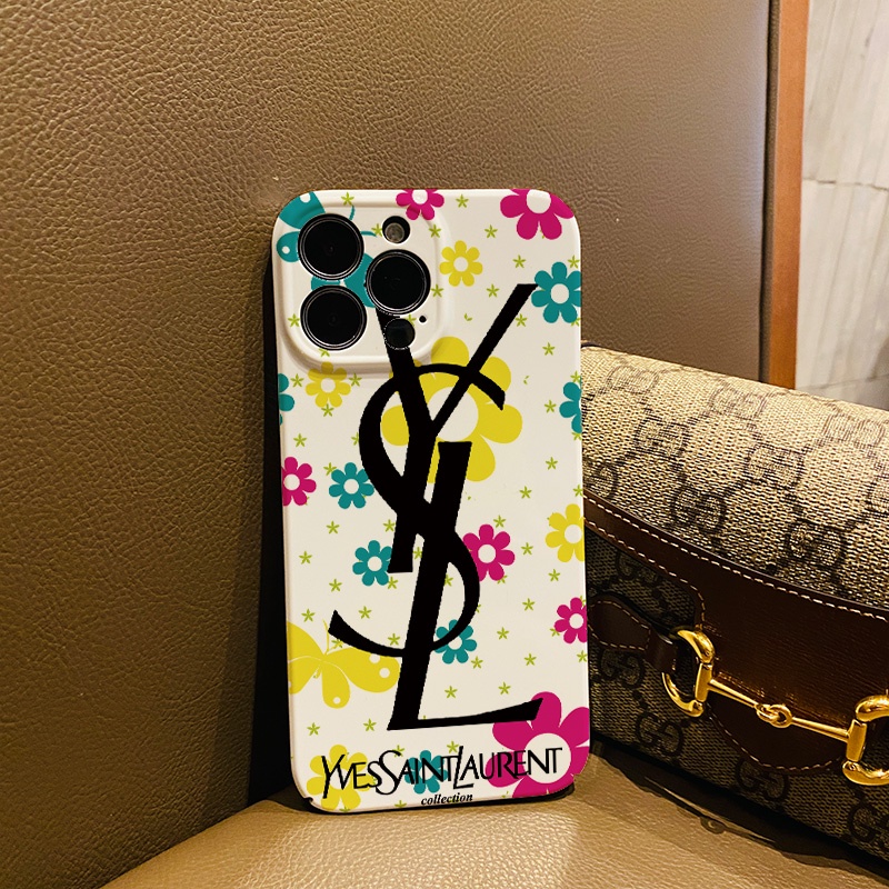 Ốp Điện Thoại Cứng Chống Sốc Họa Tiết Hoa Thời Trang Cho iphone 14 pro Max 11 13 12 7Plus 8 X XS Max