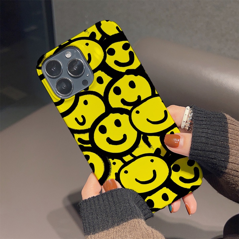 Ốp ĐiệN ThoạI ChốNg SốC HìNh MặT CườI Cho iphone 14 pro Max 11 13 12 7 Plus 8 X XS Max