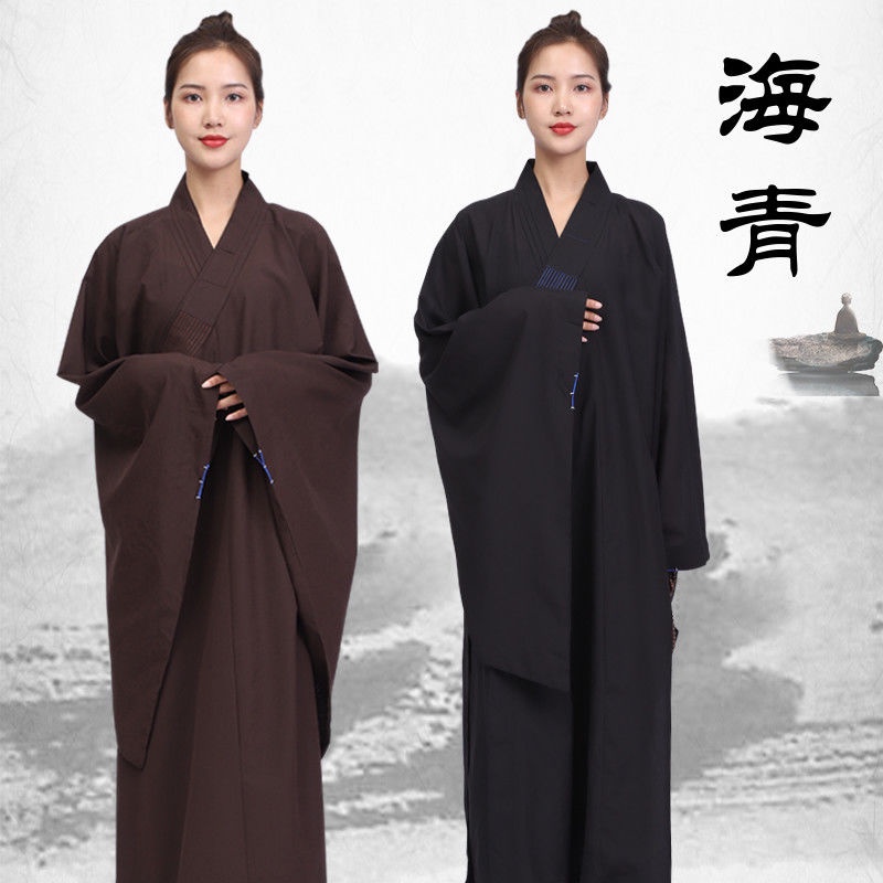 Trang Phục Phật Giáo Taima Haiqing 0510 Màu Cà Phê Cho Nam Và Nữ