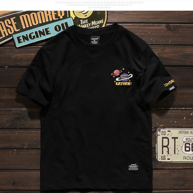 Bộ Đồ Thể Thao Áo Thun Tay Ngắn Phối Quần Dài Dáng Rộng Thời Trang Mùa Hè Cho Nam