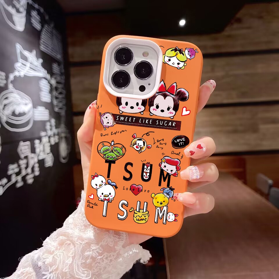 Ốp Điện Thoại silicon Dẻo Họa Tiết Hoạt Hình Thiên Đường 3 Trong 1 Cho iPhone 14Promax 13 12 11 7Plus X XR