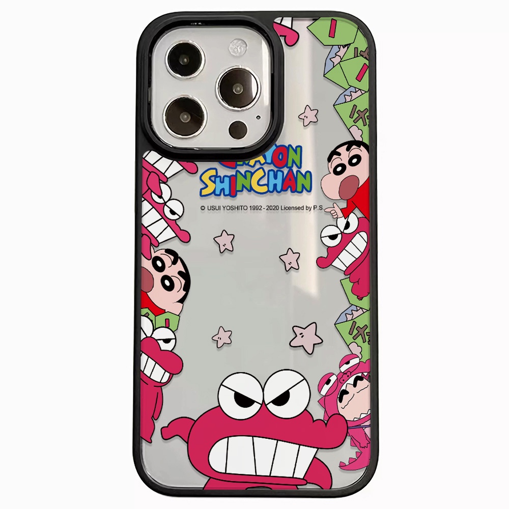 Ốp Điện Thoại Nhựa Acrylic Cứng Trong Suốt Hình Khủng Long Quái Vật Cho iphone 14 pro Max 11 13 12 7Plus 8 X XS Max