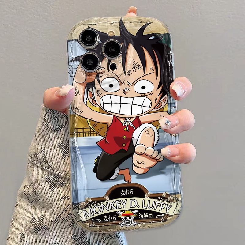 Ốp Điện Thoại Dẻo Trong Suốt Họa Tiết Hoạt Hình Luffy Độc Đáo Cho iphone 14 pro Max 11 13 12 7Plus 8 X XS Max