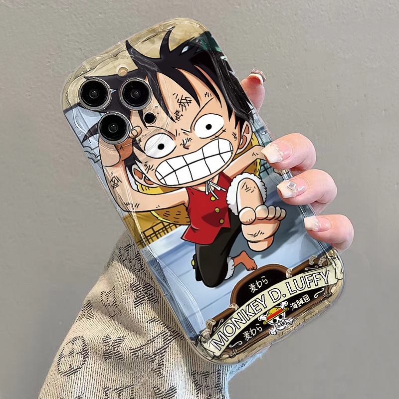 Ốp Điện Thoại Dẻo Trong Suốt Họa Tiết Hoạt Hình Luffy Độc Đáo Cho iphone 14 pro Max 11 13 12 7Plus 8 X XS Max