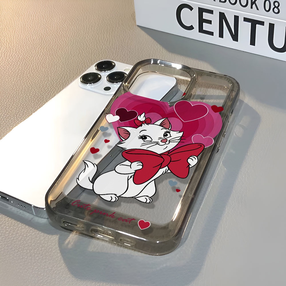 Ốp Điện Thoại Trong Suốt Họa Tiết Mèo Hoạt Hình Cho iphone 14 pro max 11 13 12 7 8 Plus X XR XSMax