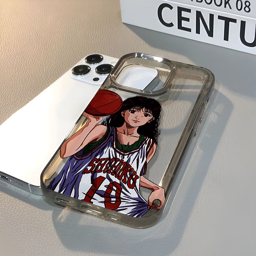 Ốp Điện Thoại Trong Suốt In Hình Cô Gái Hoạt Hình Cho iphone 14 pro max 11 13 12 7 8 Plus X XR XSMax