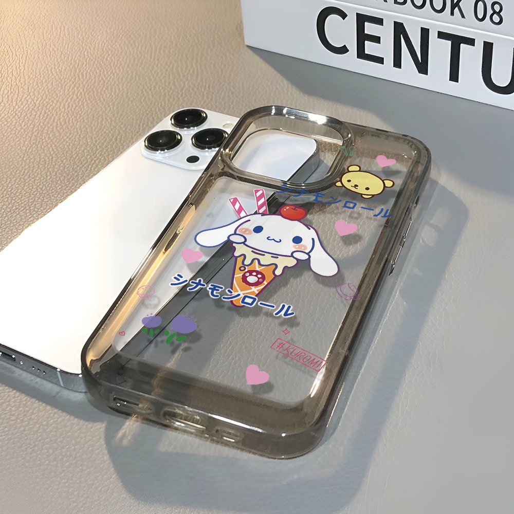 Ốp Điện Thoại Trong Suốt Họa Tiết Hoạt Hình Cinnamoroll Dễ Thương Cho iphone 14 pro max 11 13 12 7 8 Plus X XR XSMax
