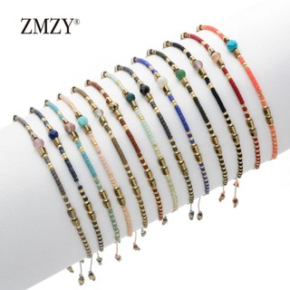 Vòng Tay Đá Quý Màu Đen Đơn Giản Nhập Khẩu bohemian