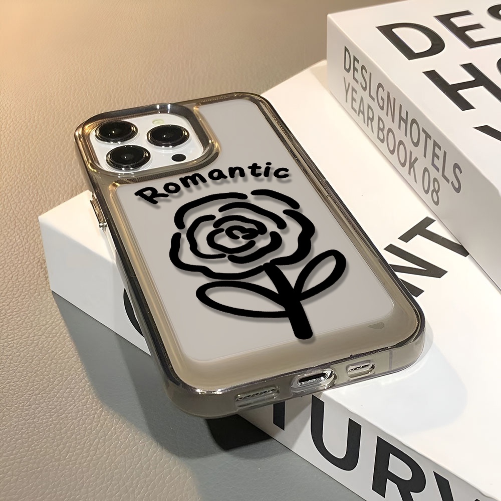Ốp Điện Thoại Trong Suốt In Hình Hoa Cho iphone 14 pro max 11 13 12 7 8 Plus X XR XSMax