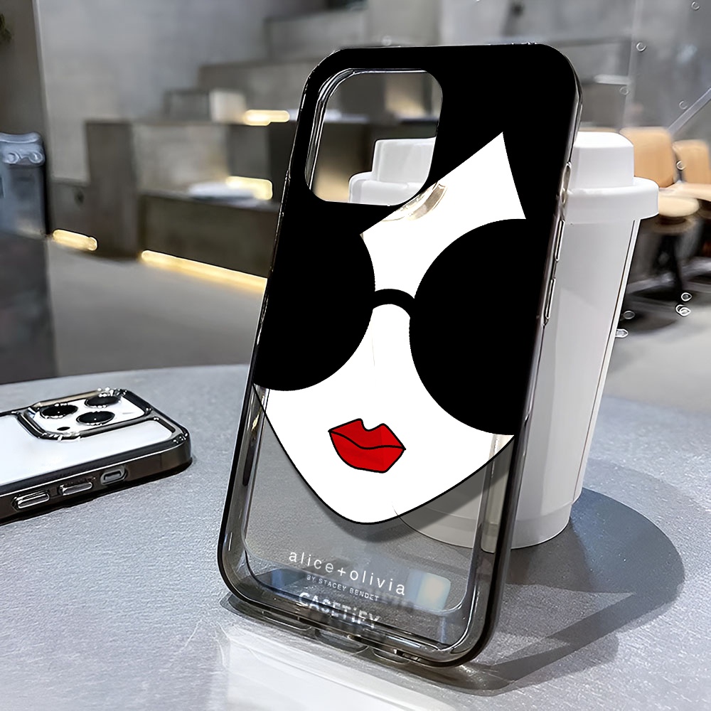 Ốp Điện Thoại Trong Suốt Chống Sốc In Hình Cô Gái Không Gian Cho iphone 14 pro max 11 13 12 7 8 Plus X XR XSMax