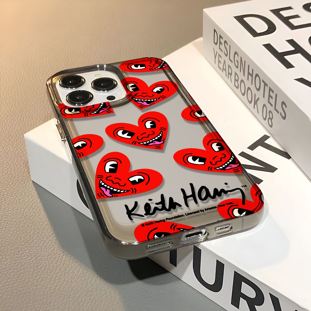 Ốp Điện Thoại Trong Suốt Chống Sốc In Hình Mặt Cười Cho iphone 14 pro max 11 13 12 7 8 Plus X XR XSMax