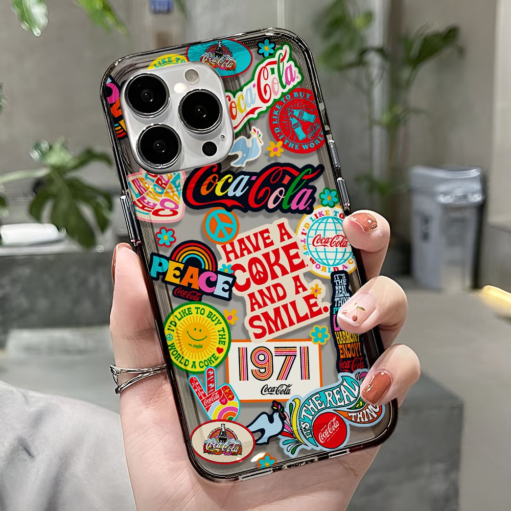 Ốp Điện Thoại Trong Suốt Chống Sốc Họa Tiết Không Gian Cho iphone 14 pro max 11 13 12 7 8 Plus X XR XSMax