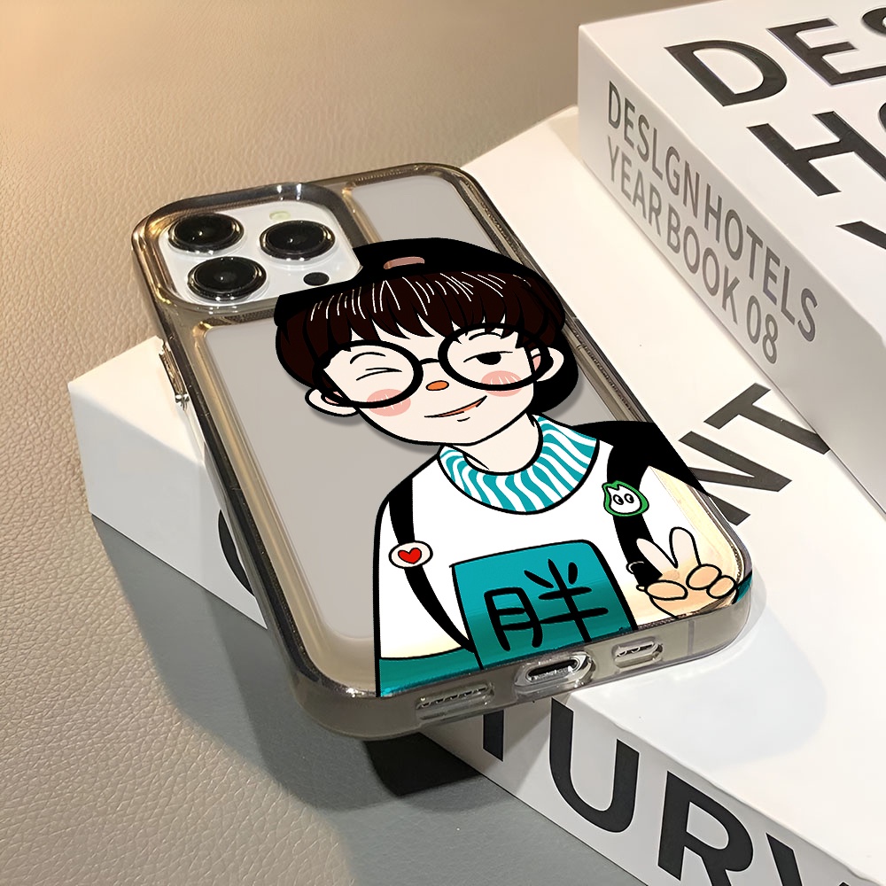 Ốp Điện Thoại Trong Suốt Chống Sốc In Hình Cậu Bé Mập Cho iphone 14 pro max 11 13 12 7 8 Plus X XR XSMax