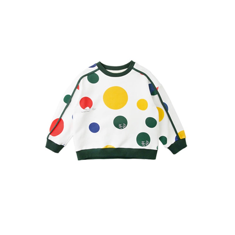 ✨Hàng Có Sẵn! Hộp Đựng Tai Nghe✨ Áo Sweater Chấm Bi Nhiều Màu Sắc Phong Cách Mới 2022 Cho Bé Gái / Bé Trai