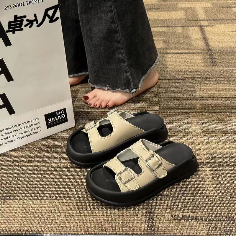 Dép dày-soled sandals nữ thời trang thoải mái