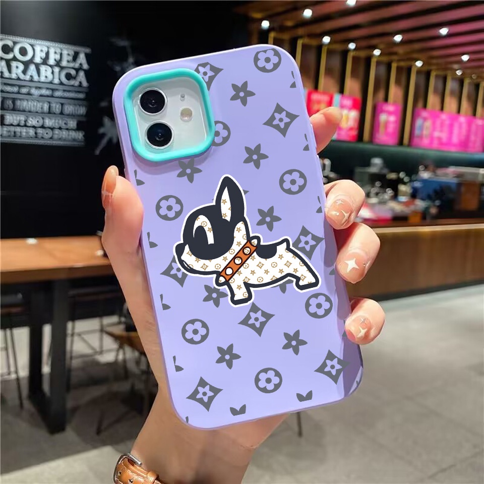 Ốp Điện Thoại silicon Dẻo Hình Chú Cún 3 Trong 1 Cho iPhone 14Promax 13 12 11 7Plus 7 X Xs Max XR