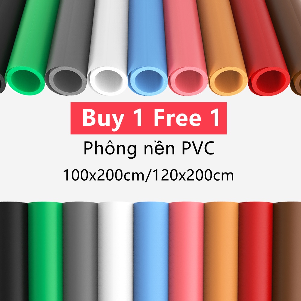 Selens Phông Nền Chụp Ảnh Màu Trơn Chất Liệu PVC Chống Thấm Nước