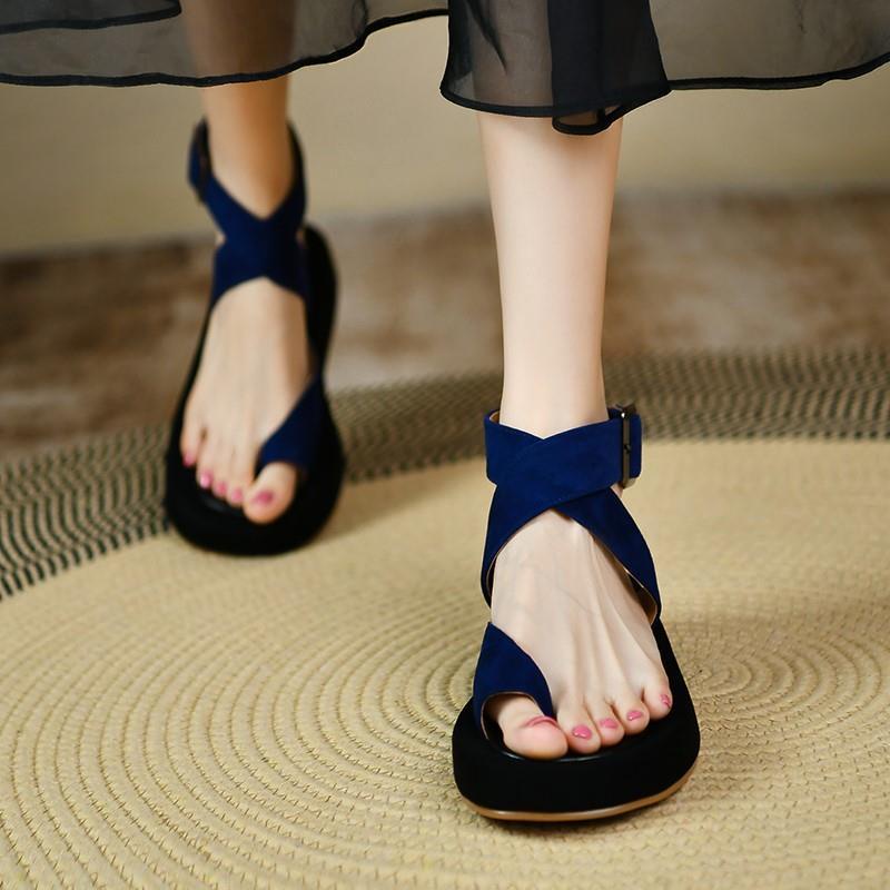 Sandal Quai Chéo Phong Cách Mới Mùa Hè 2023 Cho Nữ