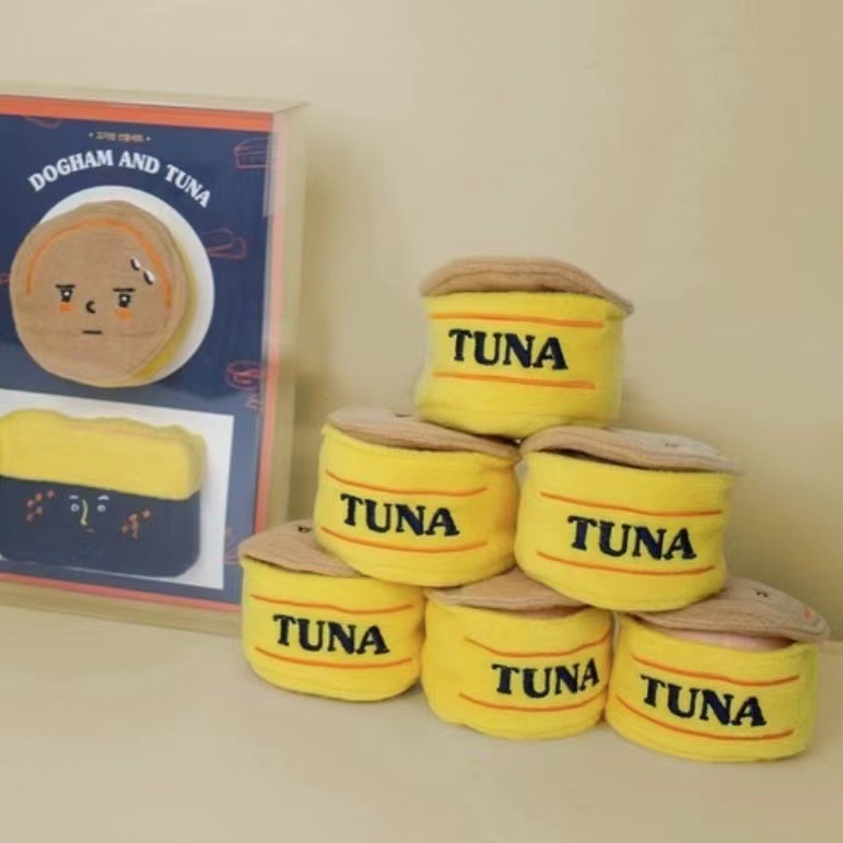 Quần áo thú cưng Ins phong cách Hàn Quốc dễ thương thức ăn Tây Tạng có mùi thú cưng đóng hộp lục lạc giấy âm thanh đồ ch