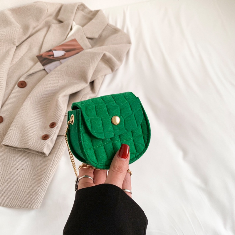 Túi Đeo Chéo Mini Màu Trơn Thời Trang Mùa Xuân 2023 Dành Cho Nữ