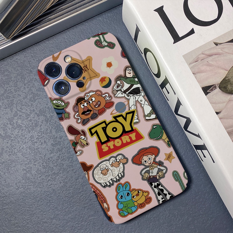Ốp Điện Thoại Cứng Chống Sốc In Hình Toy Story Thời Trang Cho iphone 14promax 11 13 12 7Plus 8 X XS Max