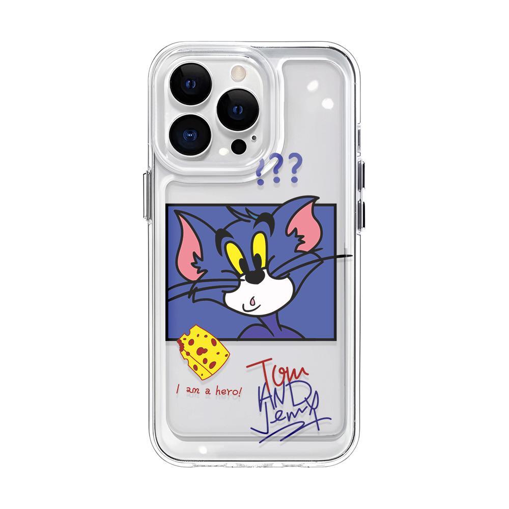 Ốp Điện Thoại Trong Suốt Chống Sốc In Hình Chú Chuột Cho iphone 14 pro max 11 13 12 7Plus 7 8 Plus X XR XSMax