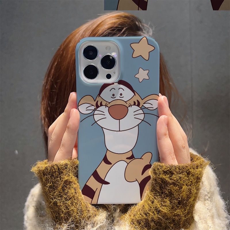 Ốp Điện Thoại Cứng Chống Sốc Họa Tiết Hổ Hoạt Hình Cho iphone 14 pro Max 11 13 12 7Plus 8 X XS Max