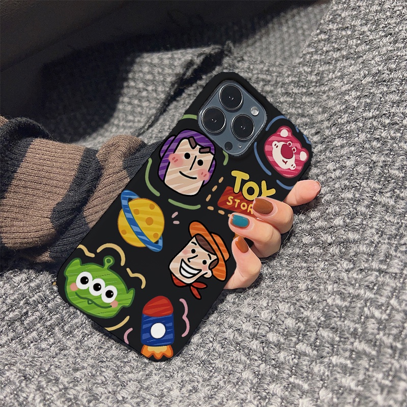 Ốp Điện Thoại Cứng Chống Sốc In Hình Toy Story Thời Trang Cho iphone 14 pro Max 11 13 12 7Plus 8 X XS Max