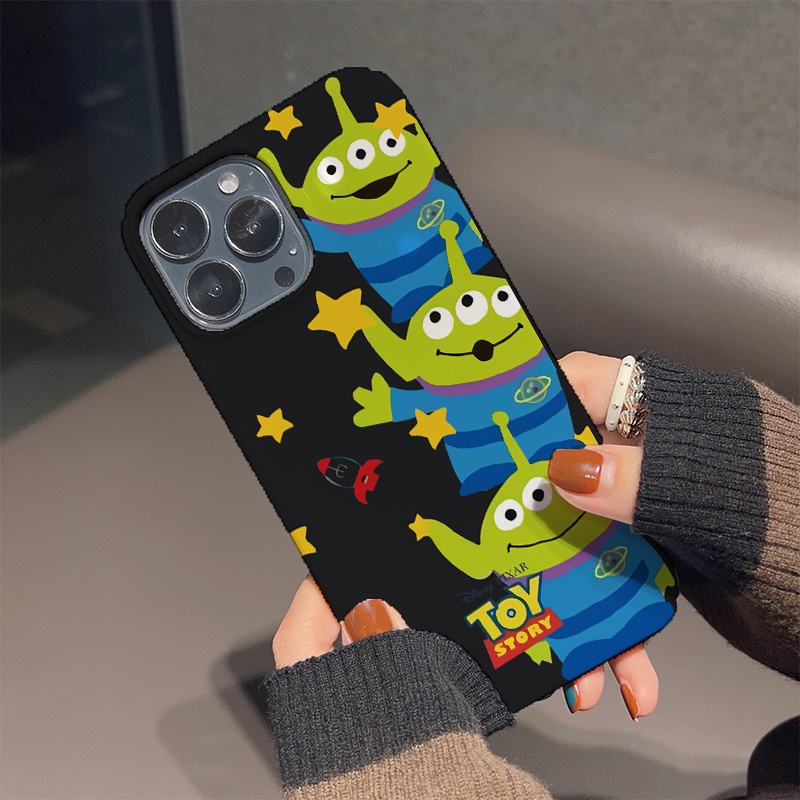 Ốp Điện Thoại Cứng Chống Sốc In Hình Người Ngoài Hành Tinh Hoạt Hình Cho iphone 14 pro Max 11 13 12 7Plus 8 X XS Max