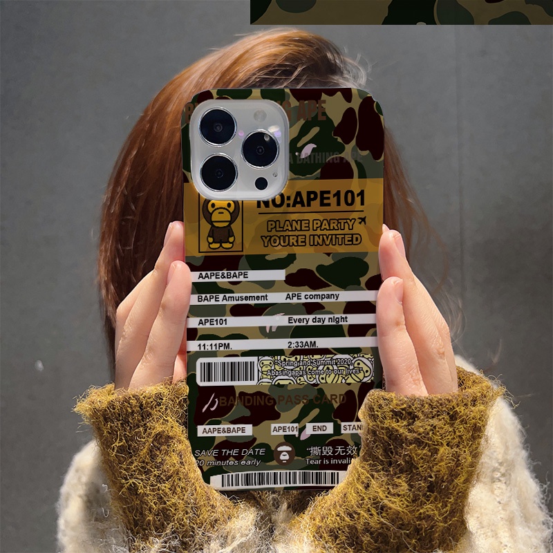 Ốp Điện Thoại Cứng Chống Sốc Họa Tiết Rằn Ri Cho iphone 14 pro Max 11 13 12 7Plus 8 X XS Max