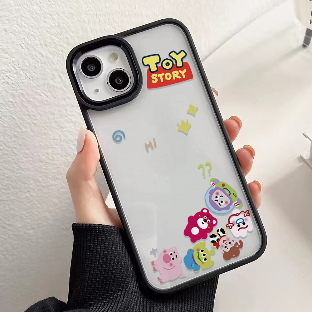 Ốp Điện Thoại Cứng Trong Suốt In Hoạt Hình Toy Story Cho iphone 14 pro Max 11 13 12 7Plus 8 X XS Max